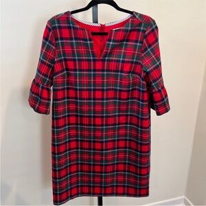 Vineyard Vines NWT Red Tartan Holiday Plaid Dress size 4